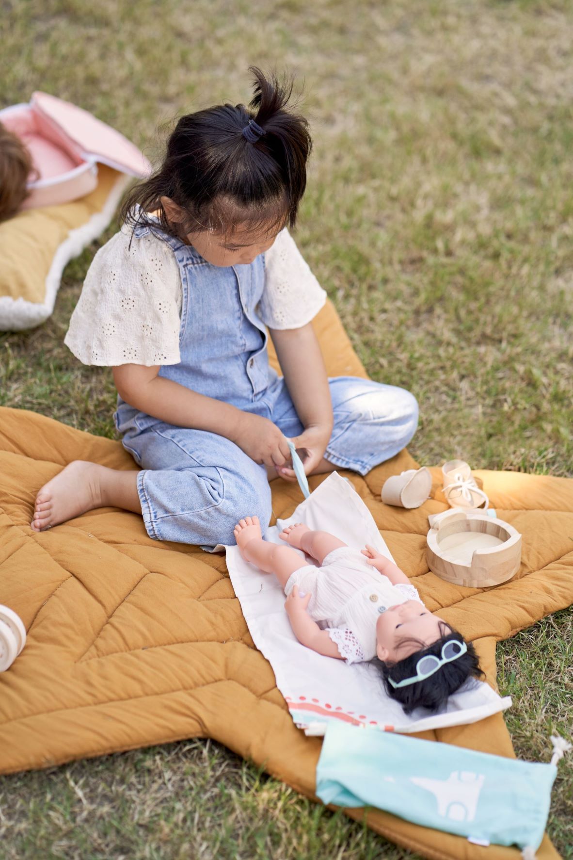 Dolls Wooden Care Set
